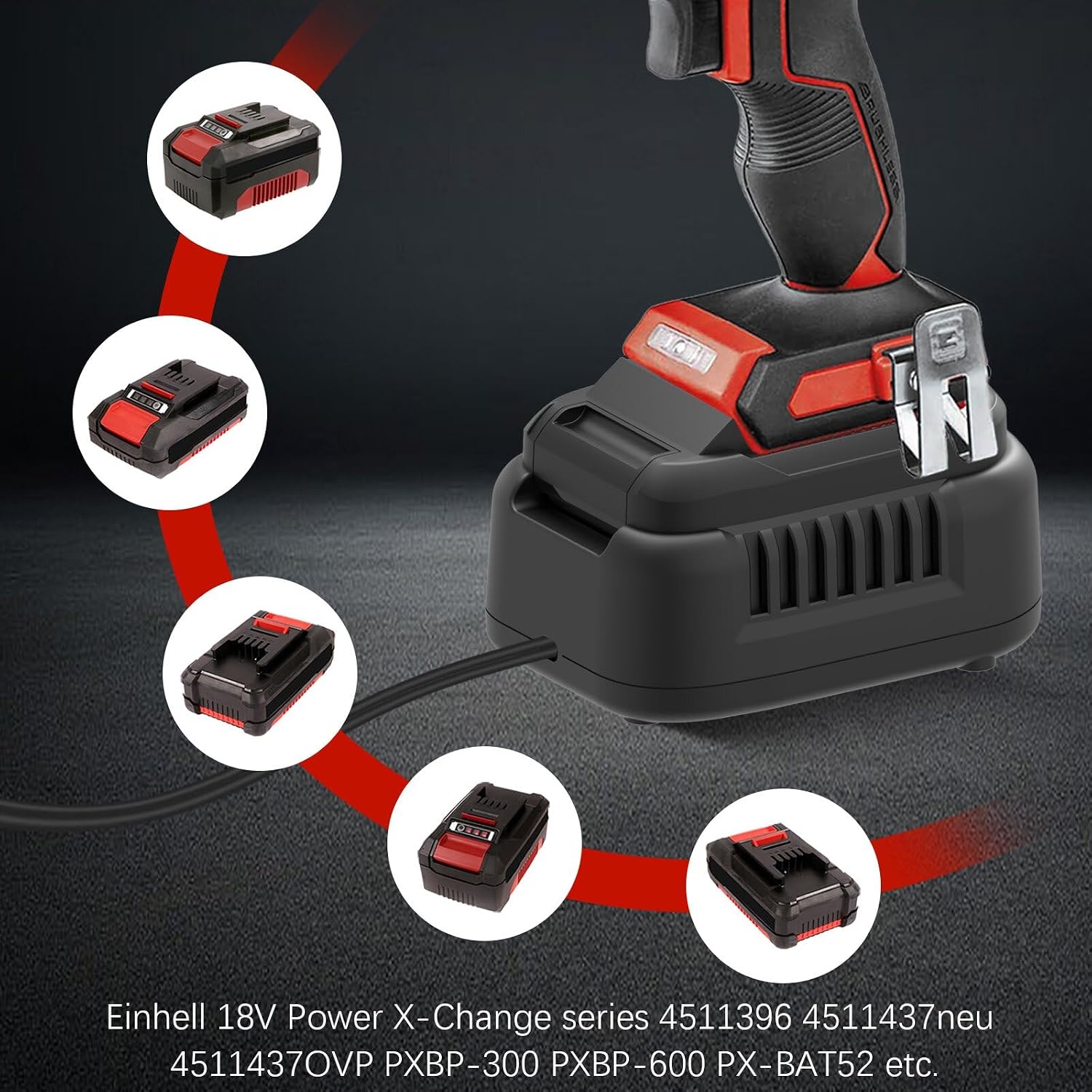 500W Wechselstrom Gleichstrom Wandler für Einhell 18V Werkzeuge 4 500W Wechselstrom Gleichstrom Wandler für Einhell 18V Werkzeuge – Bild 4