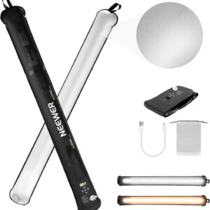 NEEWER Basics 21W Handheld LED Fülllicht 35,5"/90cm, Bi Farbe, GC21B