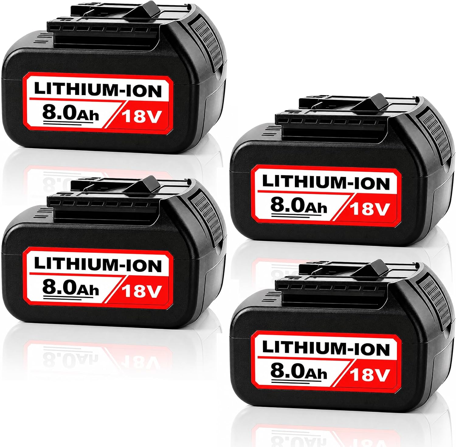 Cafonil 4X 8.0Ah Li-Ion Akku für Bosch 18V, Ersatzakku für Bosch BAT618 1 Cafonil 4X 8.0Ah Li-Ion Akku für Bosch 18V, Ersatzakku für Bosch BAT618