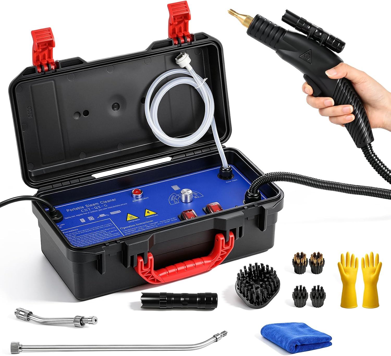 Moongiantgo Hochdruck Dampfreiniger für Alles Tanklose 220V 1700W 1 Moongiantgo Hochdruck Dampfreiniger für Alles Tanklose 220V 1700W