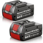 GGiking 2X 8000mAh Ersatzakku für Bosch akku 18V BAT618