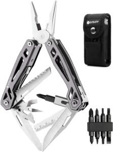 BIBURY 21 in 1 Multitool, Langlebig Titanbeschichtete Edelstahlzange