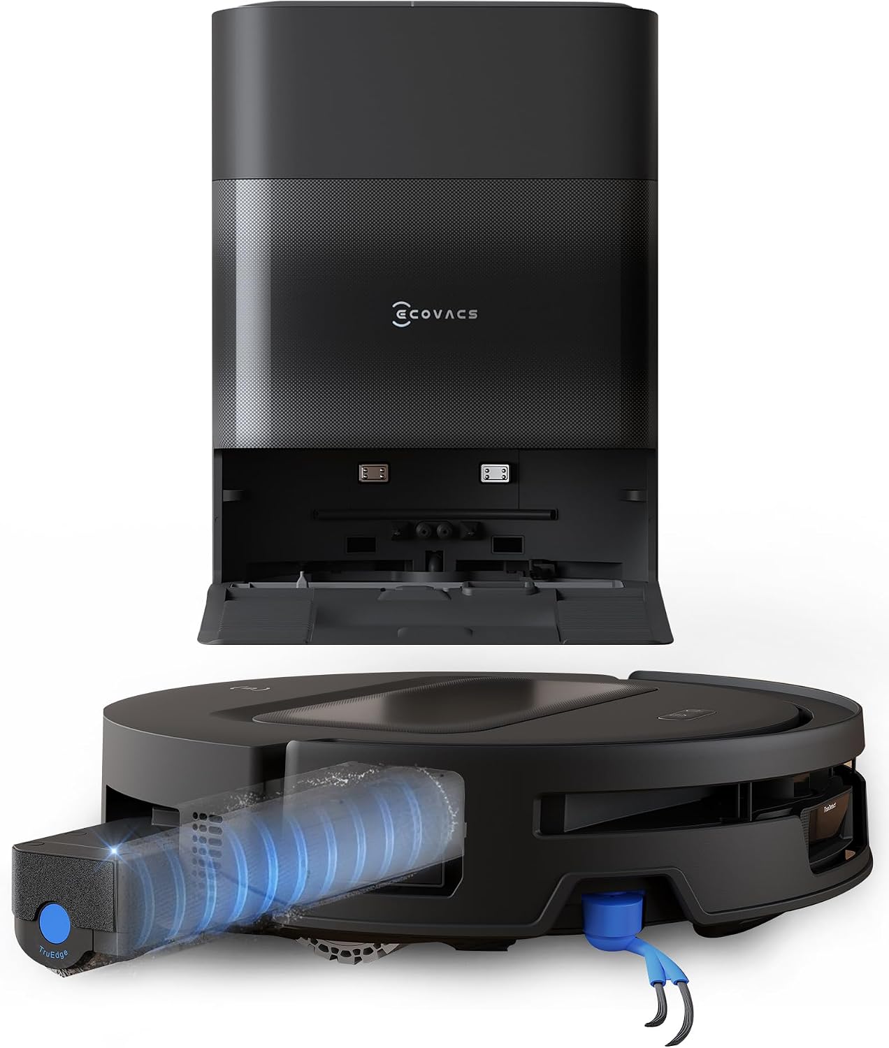 ECOVACS DEEBOT T90 MAX Omni Saugroboter mit Wischfunktion, 30.000 Pa Blast