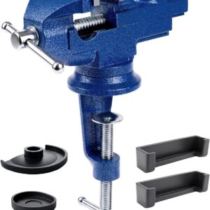 Schraubstock klemmbar 70 mm für Werkbank Tischschraubstock Modellbau Hobby