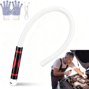 80 cm Flexible LED Arbeitsleuchte – Biegsame Werkstattlampe mit Akku, USB-C, 3 Leuchtmodi, bis zu 800 lm – Ideal als Handlampe für KFZ und Werkstatt (Energieeffizienzklasse A)