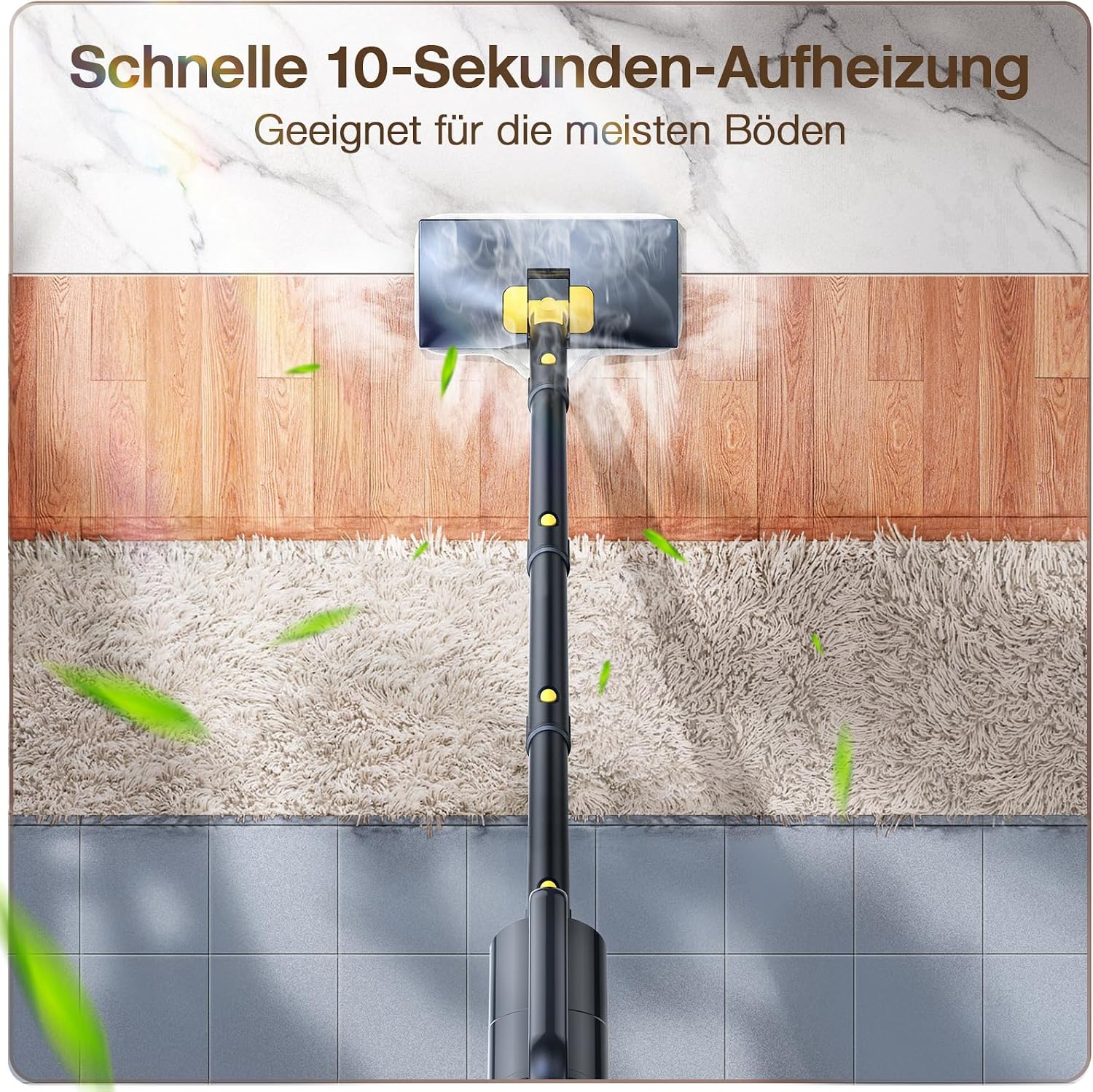 Dampfreiniger mit abnehmbarem Handdampfreiniger 4 Dampfreiniger mit abnehmbarem Handdampfreiniger – Bild 4