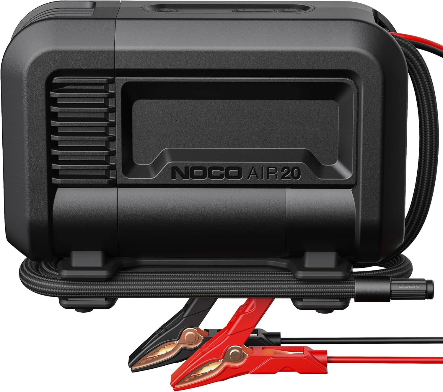 NOCO AIR20 UltraFast 20A Reifenfüller - 12V Tragbare Luftkompressorpumpe - 47SLPM Luftstrom bläst 0-40PSI in 2,5 Minuten auf - Digitales Messgerät + Auto-Shutoff 1 NOCO AIR20 UltraFast 20A Reifenfüller - 12V Tragbare Luftkompressorpumpe - 47SLPM Luftstrom bläst 0-40PSI in 2,5 Minuten auf - Digitales Messgerät + Auto-Shutoff