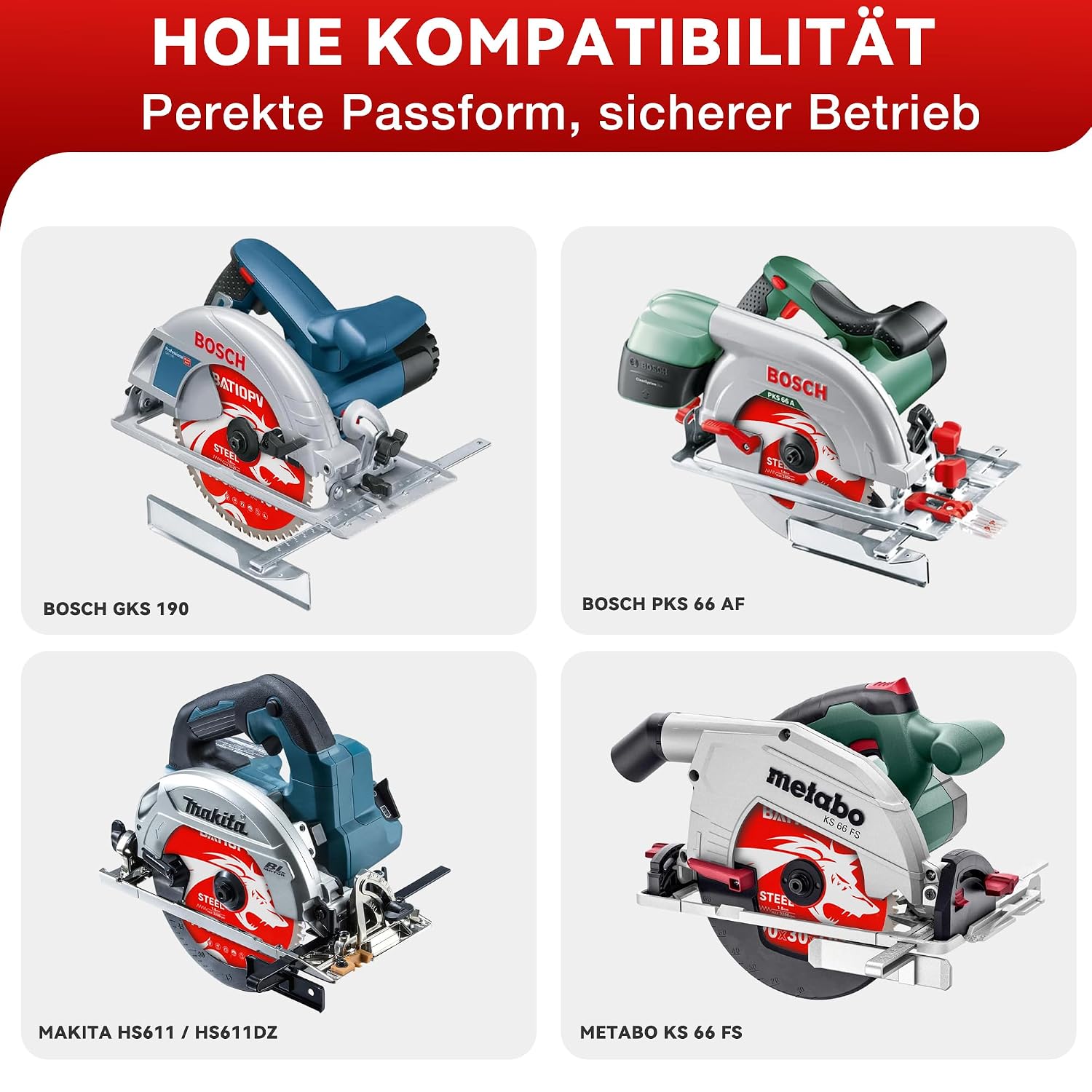 Kreissägeblatt 190 x 30 mm HM Sägeblatt für Metall, Stahl, Eisen, Aluminium – Präzises Hartmetall Sägeblatt kompatibel mit Bosch, Makita, Einhell & mehr 5 Kreissägeblatt 190 x 30 mm HM Sägeblatt für Metall, Stahl, Eisen, Aluminium – Präzises Hartmetall Sägeblatt kompatibel mit Bosch, Makita, Einhell & mehr – Bild 5