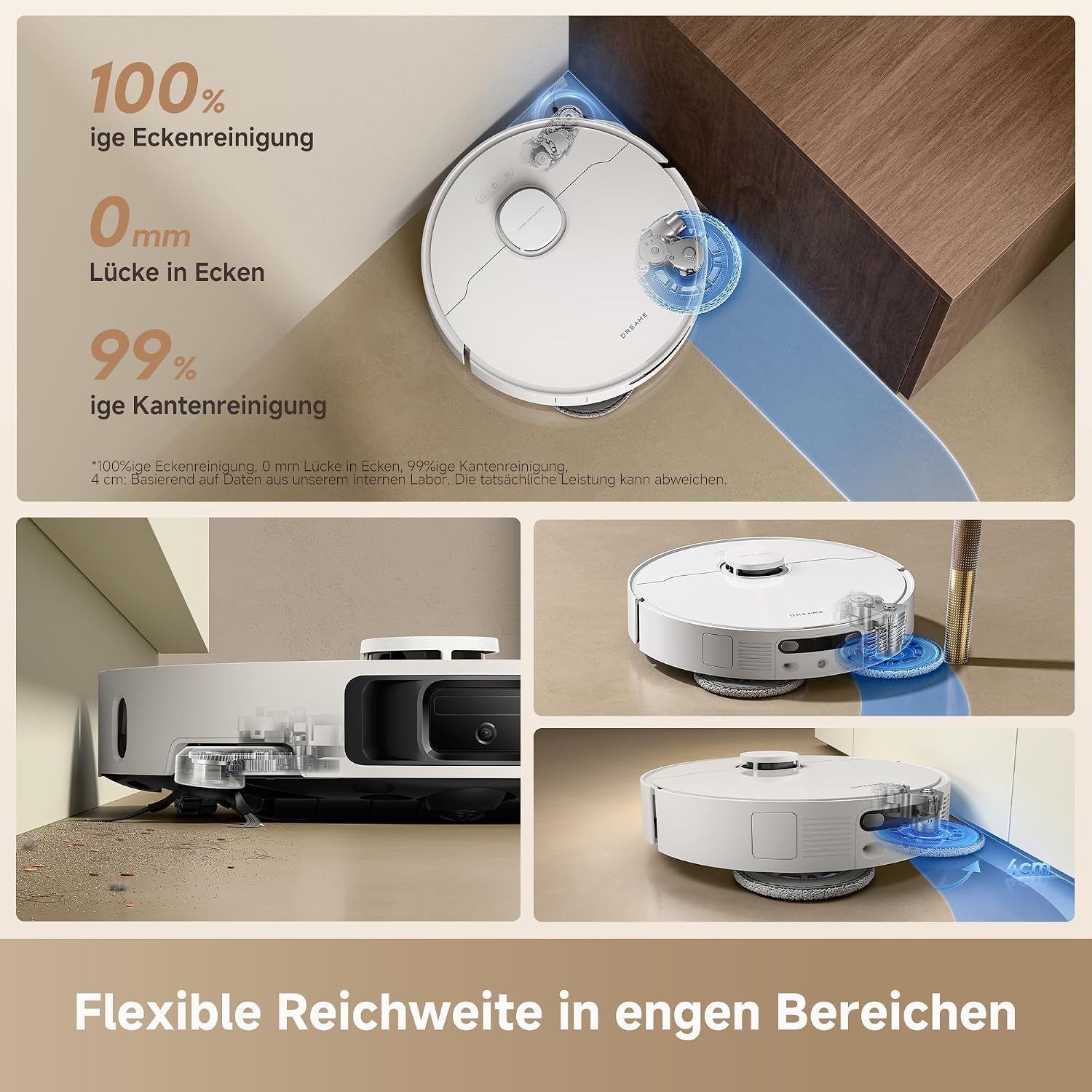 dreame L10s Ultra Gen 3 Kit-A Saugroboter mit Wischfunktion, 25.000 Pa 4 dreame L10s Ultra Gen 3 Kit-A Saugroboter mit Wischfunktion, 25.000 Pa – Bild 4