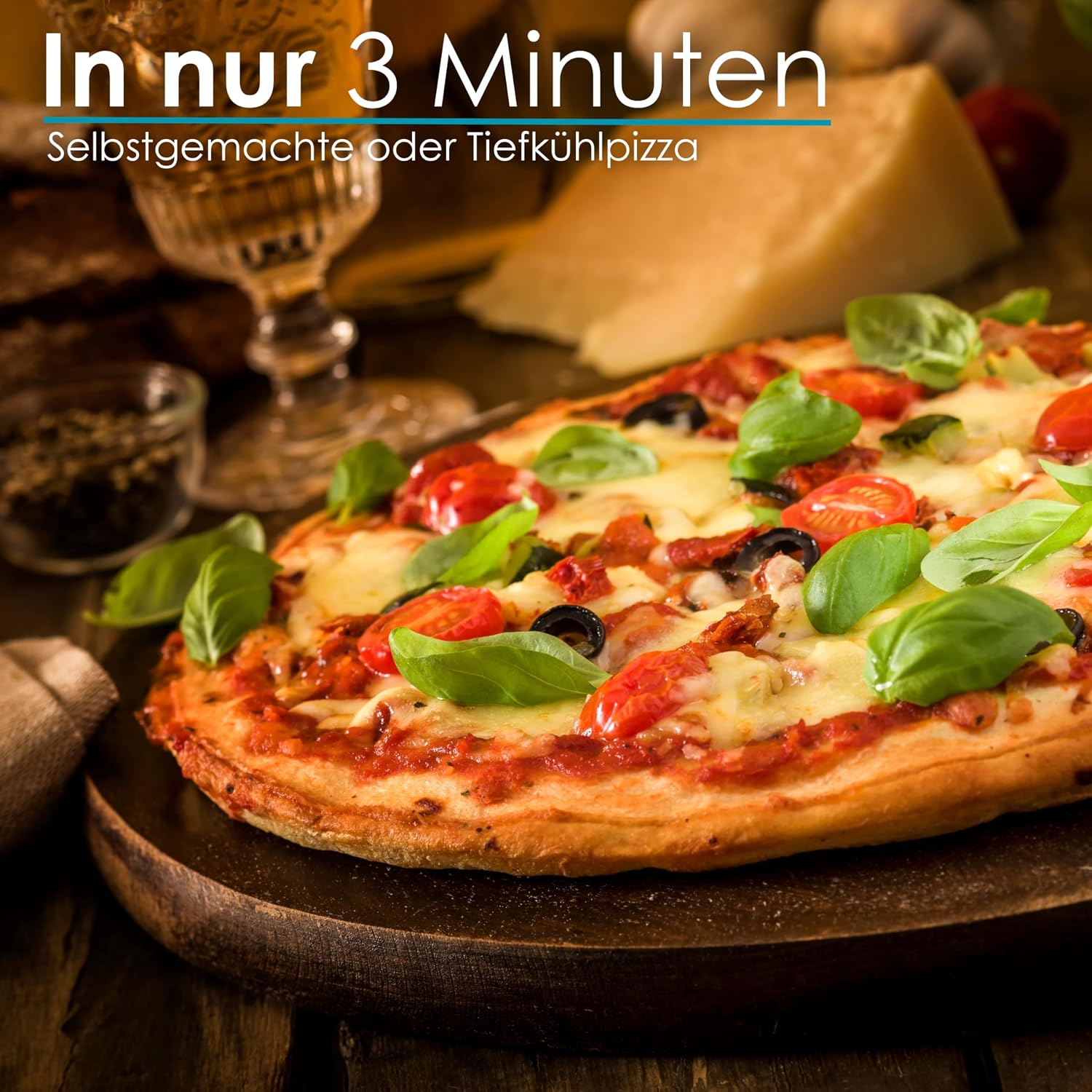 Pizzaofen elektrisch mit 32 cm Pizzastein | 390°C | Pizzabackofen | Pizza-Backstation | Elektrischer Pizzagrill | Pizzabackmaschine | Timer | 5 Stufen | 1200 Watt | Pizza Bräter | Pizzaofenherd 3 Pizzaofen elektrisch mit 32 cm Pizzastein | 390°C | Pizzabackofen | Pizza-Backstation | Elektrischer Pizzagrill | Pizzabackmaschine | Timer | 5 Stufen | 1200 Watt | Pizza Bräter | Pizzaofenherd – Bild 3