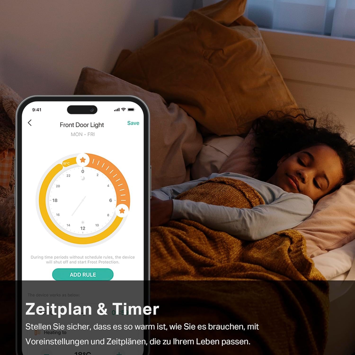 TP-Link smartes Heizkörperthermostat - Erweiterungseinheit, benötigt Kasa Hub, Heizungssteuerung (Kasa App, Zeitpläne, Geofencing, Fensteröffnungserkennung), Matter, Alexa, Apple Home 4 TP-Link smartes Heizkörperthermostat - Erweiterungseinheit, benötigt Kasa Hub, Heizungssteuerung (Kasa App, Zeitpläne, Geofencing, Fensteröffnungserkennung), Matter, Alexa, Apple Home – Bild 4
