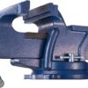tectake® Schraubstock drehbar, Amboss, Tischschraubstock massiv, Gusseisen schwer, 360° drehbar, mit Drehteller für Montage Werktisch, Werkbänke, Werkstatttisch - Spannweite 165 mm 6 81eeEBoiy L. AC SL1500