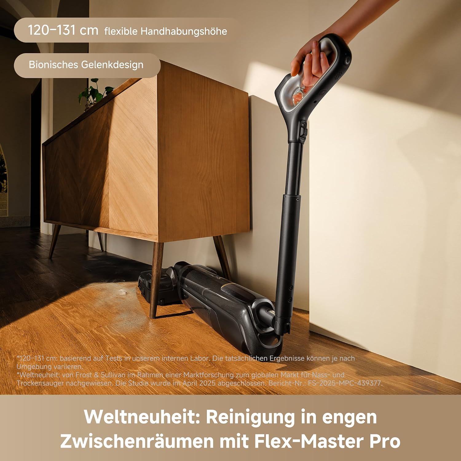 MOVA M50 Ultra Nass- und Trockensauger, 22.000Pa, Roboterarm 0 Spalt 3 MOVA M50 Ultra Nass- und Trockensauger, 22.000Pa, Roboterarm 0 Spalt – Bild 3