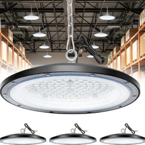 4 Stück 100W LED Werkstattlampe Hallenbeleuchtung Deckenleuchte