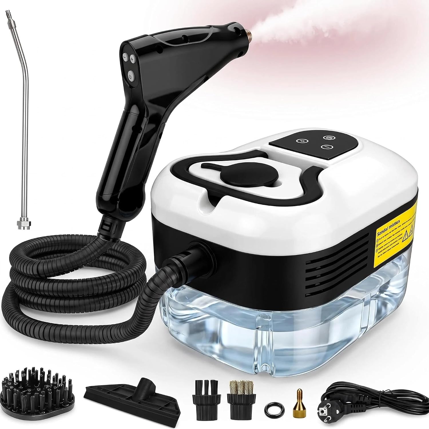 Dampfreiniger Handgerät für alles 2500W, 15s Heizung, 6 stufig 1 Dampfreiniger Handgerät für alles 2500W, 15s Heizung, 6 stufig