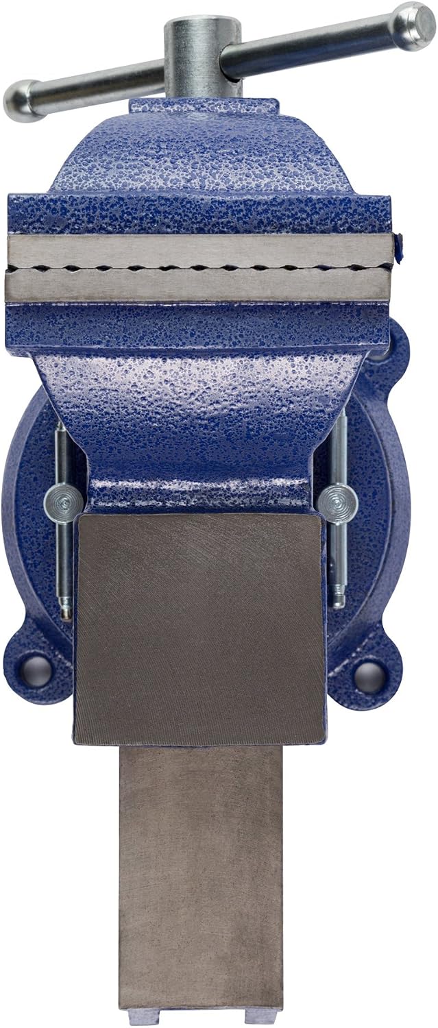 tectake® Schraubstock drehbar, Amboss, Tischschraubstock massiv, Gusseisen schwer, 360° drehbar, mit Drehteller für Montage Werktisch, Werkbänke, Werkstatttisch - Spannweite 125 mm 5 tectake® Schraubstock drehbar, Amboss, Tischschraubstock massiv, Gusseisen schwer, 360° drehbar, mit Drehteller für Montage Werktisch, Werkbänke, Werkstatttisch - Spannweite 125 mm – Bild 5