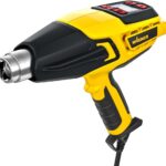 WAGNER Heißluftpistole FURNO 750 - Max.630°C, 2000 W, Ergonomischer Handgriff inkl. Abstrahl-, Reflektor-, Zentrier-, Breitstrahldüse, Farbschaber und LCD-Anzeige
