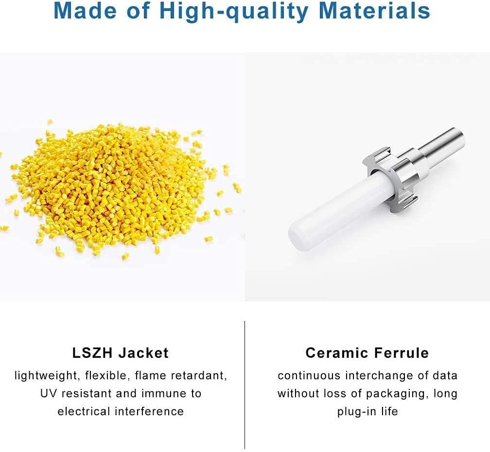 Elfcam® - LWL Kabel OS2 LC/APC zu LC/UPC Singlemode Duplex 9/125um Glasfaser-kabel LSZH, 1M 5 Elfcam® - LWL Kabel OS2 LC/APC zu LC/UPC Singlemode Duplex 9/125um Glasfaser-kabel LSZH, 1M – Bild 5
