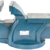 Steinbock Schraubstock feststehend | 125 mm Backenbreite | Blau 7 51hJT9 eOkL. AC SL1000