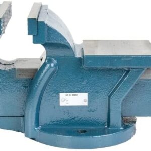 Steinbock Schraubstock feststehend | 125 mm Backenbreite | Blau