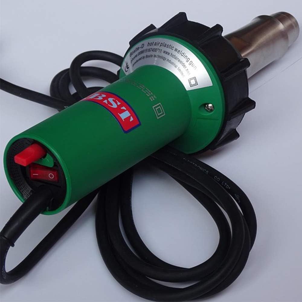 Professioneller Heißluftschweißer 1600W Kunststoffschweißset mit Schweißspitzen-Düsen und Nahtwalze für Vinylbodenreparatur, PVC-Schrumpfung und Autofahrwerksklappsreparatur 2 Professioneller Heißluftschweißer 1600W Kunststoffschweißset mit Schweißspitzen-Düsen und Nahtwalze für Vinylbodenreparatur, PVC-Schrumpfung und Autofahrwerksklappsreparatur – Bild 2