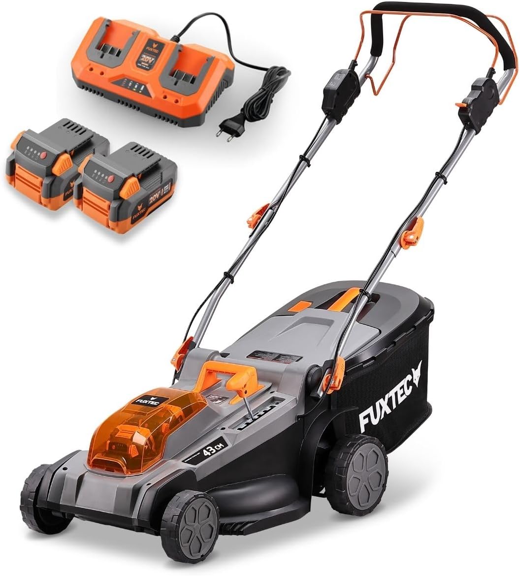 FUXTEC 40V Akku-Rasenmäher FX-E2RM43PROSET • Radantrieb • FlexSpeed • 43cm