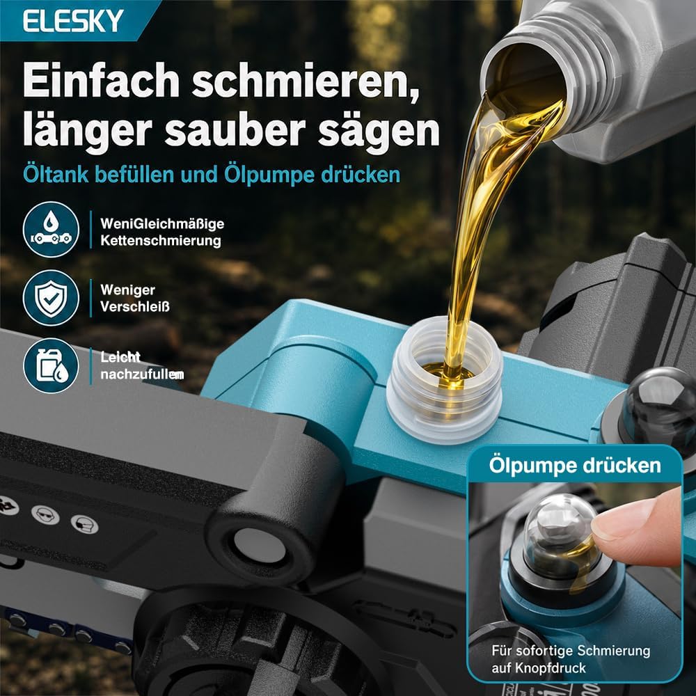 20CM Akku-Astsäge, Akku-Kettensäge kompatibel mit Makita 18V 5 20CM Akku-Astsäge, Akku-Kettensäge kompatibel mit Makita 18V – Bild 5