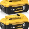 2 Stück 10.0Ah Ersatzakku für Dewalt Akku 18V DCB184 7 61H1fbH6seL. AC SL1500