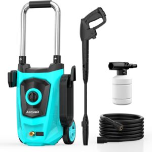 2026 Elektrischer Hochdruckreiniger 4300 PSI 680L/h 4 Schnellanschlussdüsen 10 m Kabel 6 m Schlauch Schaumkanone Wassersparend Für Auto,Terrasse,Einfahrt,Zaun