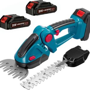 Akku-Heckenschere für Makita-Akkus,2-in-1 Akku-Grasschere & Strauchschere