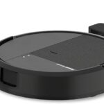 iRobot Roomba® 115 Combo Saug- und Wischroboter, 15k Pa Saugleistung, Bürsten und Wischpad reichen, Navigation mit Clearview™ LiDAR, Schwarz
