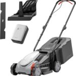 Litheli Akku Rasenmäher mit Akku 5,0Ah, 33cm Rasenmäher Elektro bis 300 m²