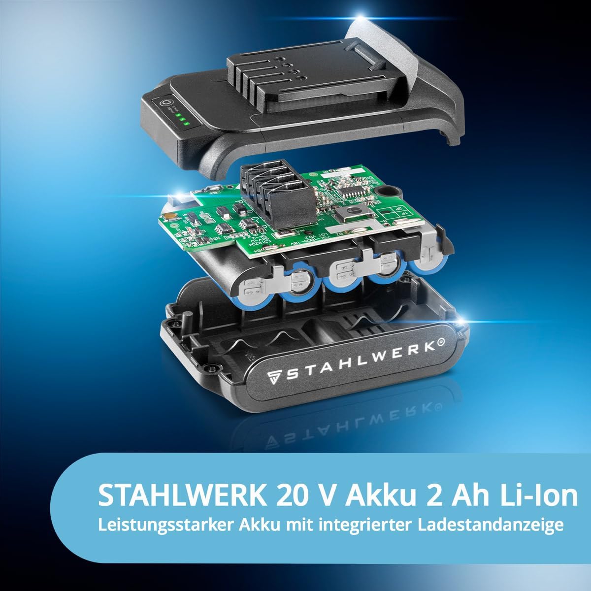 STAHLWERK Mini-Akku-Winkelschleifer MAW-20 ST, 2 Ah Akku, 20.000 U/min 4 STAHLWERK Mini-Akku-Winkelschleifer MAW-20 ST, 2 Ah Akku, 20.000 U/min – Bild 4