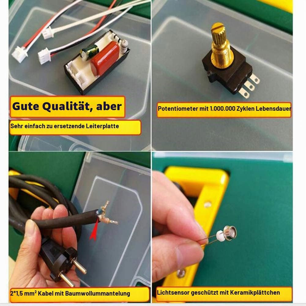 Professioneller Heißluftschweißer 1600W Kunststoffschweißset mit Schweißspitzen-Düsen und Nahtwalze für Vinylbodenreparatur, PVC-Schrumpfung und Autofahrwerksklappsreparatur 5 Professioneller Heißluftschweißer 1600W Kunststoffschweißset mit Schweißspitzen-Düsen und Nahtwalze für Vinylbodenreparatur, PVC-Schrumpfung und Autofahrwerksklappsreparatur – Bild 5