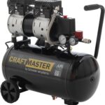 SCHNEIDER CRAFTMASTER Leiser mobiler ölfreier Kompressor 24-Liter-Tank Maximaler Druck 8 bar Leistung: 1 PS Geräuschpegel: 58 dB LpA