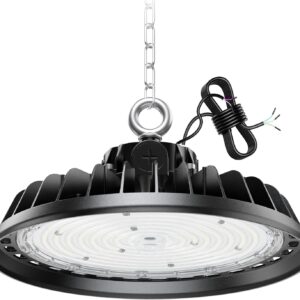 UFO LED 240W Hallenstrahler Werkstattlampe Superhelle Werkstatt Deckenleuchte Dimmbare High Bay Light 40800LM LED Hallenstrahle Treiber 4000K IP65 Industriestrahler 120° für Fabriken, Lager