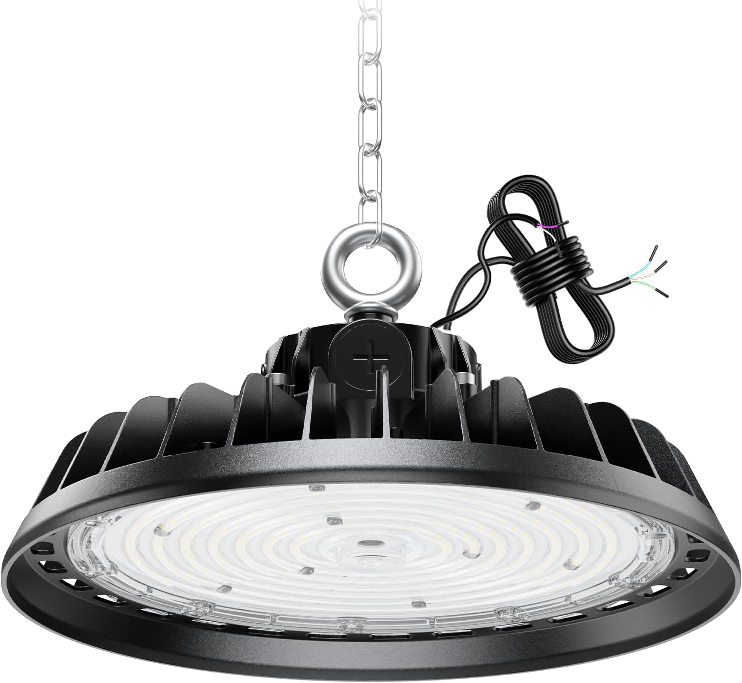 UFO LED 240W Hallenstrahler Werkstattlampe Superhelle Werkstatt Deckenleuchte Dimmbare High Bay Light 40800LM LED Hallenstrahle Treiber 4000K IP65 Industriestrahler 120° für Fabriken, Lager