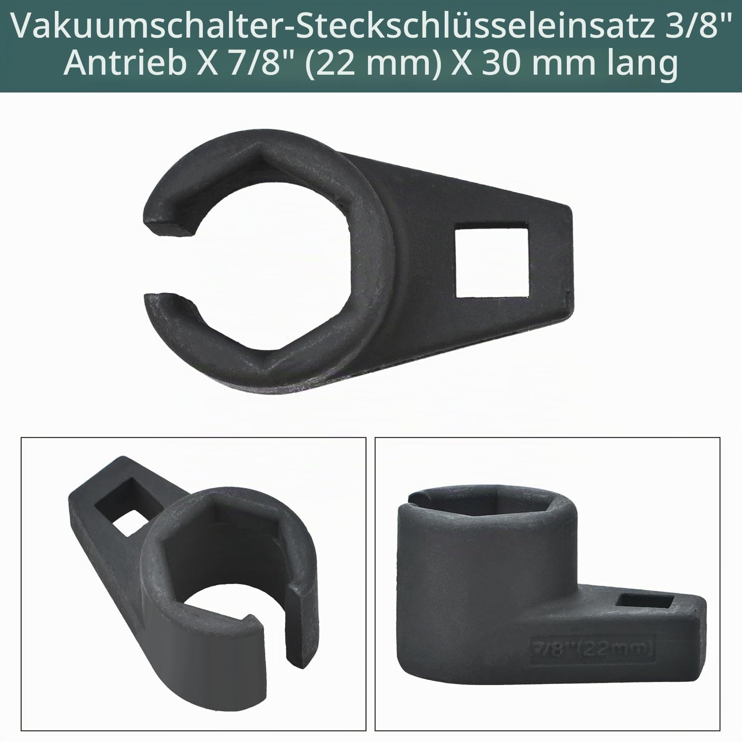 5 TLG Lambdasonden Schlüssel Nüsse Set,1/2" 3/8" Antrieb 7/8" 22mm Lambdasonde Nuss Werkzeug, M12 M18 Gewinde Strehler, O2 Sauerstoffsensor Steckschlüsselsatz 3 5 TLG Lambdasonden Schlüssel Nüsse Set,1/2" 3/8" Antrieb 7/8" 22mm Lambdasonde Nuss Werkzeug, M12 M18 Gewinde Strehler, O2 Sauerstoffsensor Steckschlüsselsatz – Bild 3