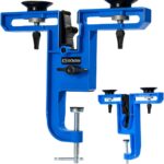 XCMAN Ski Snowboard Schraubstock mit Saugnapf zum Tuning und Wachsen langlebig und stabil - Aluminiummaterial 2-teilig