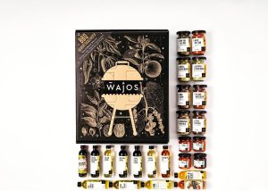 Wajos BBQ Adventskalender mit Grillgewürzen, Ölen und Saucen