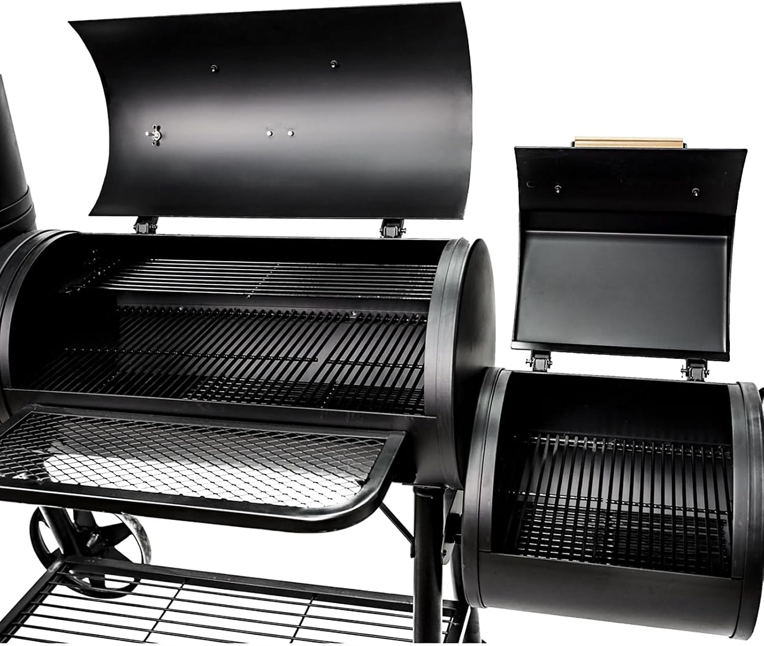 TAINO CHIEF 130 XXL Smoker 130kg BBQ GRILLWAGEN Holzkohle Grillkamin 3,5 mm Stahl PROFI-QUALITÄT Räucherofen (130 kg Smoker) 3 TAINO CHIEF 130 XXL Smoker 130kg BBQ GRILLWAGEN Holzkohle Grillkamin 3,5 mm Stahl PROFI-QUALITÄT Räucherofen (130 kg Smoker) – Bild 3