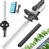 Litheli Akku Heckenschere, 56 cm Messerlänge, Anschlagschutz & ergonomischer Griff, mit 2,0Ah Akku - lasergeschnittene Stahlklingen für präzises Schneiden, Cordless Hedge Trimmer 6 710ILnW0DUL. AC SL1493