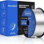 Fülldraht 0.8mm Nettogewicht 0.9KG - E71T-GS Schweißdraht für Fülldraht Schweißgerät ohne Gas, Drahtrolle D100, 1 Rollen