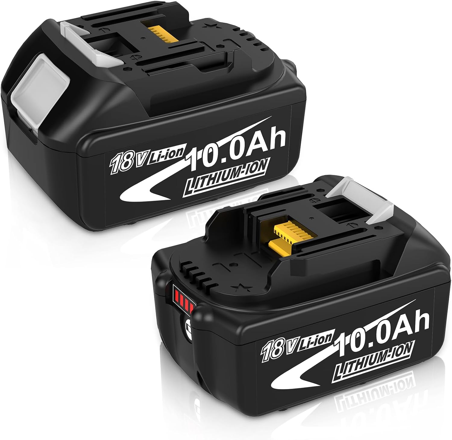 2X10000 mAh Kompatibel mit Makita Akku 18V BL1850B BL1860B BL1840B, Akku kompatibel mit Makita Ladegerät 18V DC18SD, DC18RC, DC18RD und LXT-18V-Serie 1 2X10000 mAh Kompatibel mit Makita Akku 18V BL1850B BL1860B BL1840B, Akku kompatibel mit Makita Ladegerät 18V DC18SD, DC18RC, DC18RD und LXT-18V-Serie