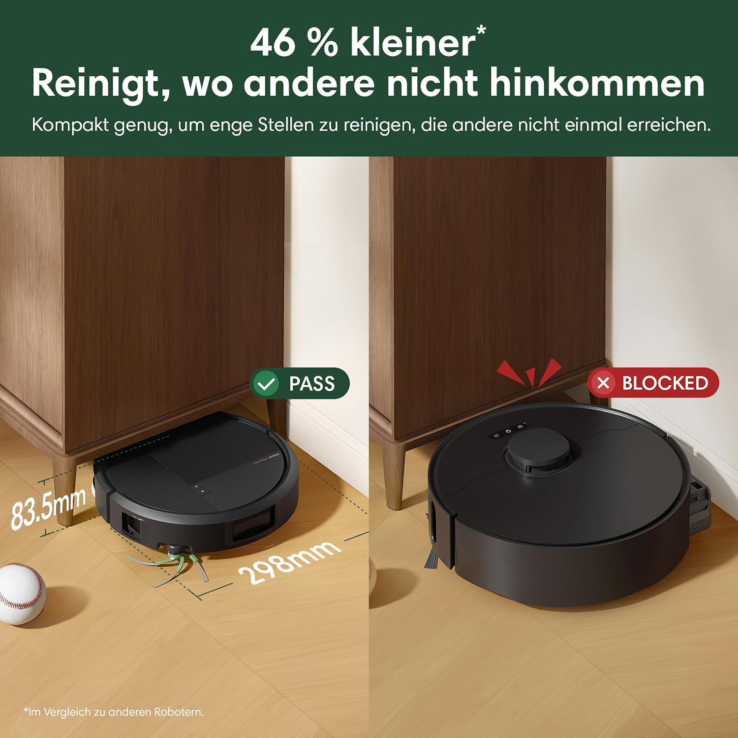 iRobot Roomba Plus 576 Saugroboter, AutoWash Basis, Heißwasser-Wischmopp 5 iRobot Roomba Plus 576 Saugroboter, AutoWash Basis, Heißwasser-Wischmopp – Bild 5