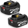 2Stück 10.0Ah Ersatzakku für Makita Akkus 18V LXT BL1850B 6 714D4102jsL. AC SL1500
