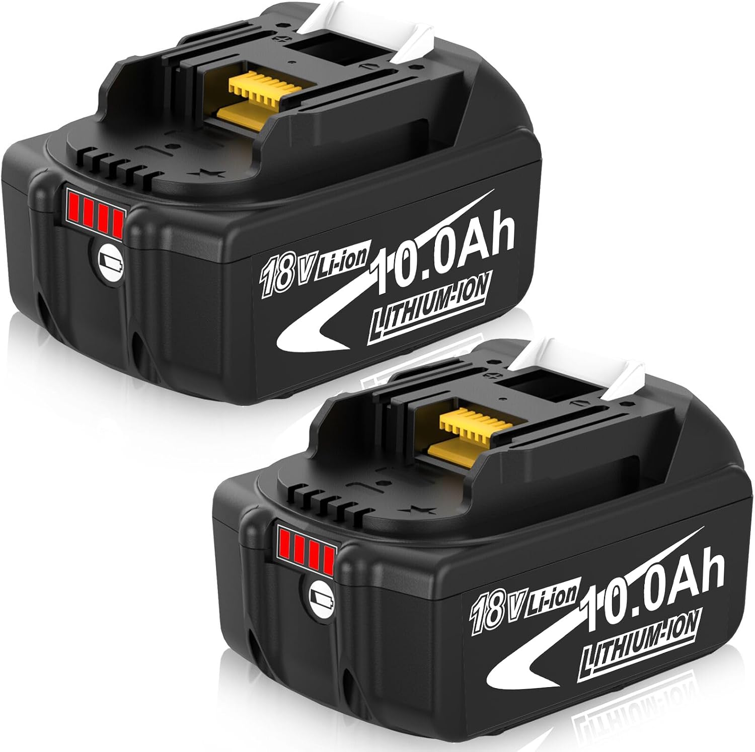 2Stück 10.0Ah Ersatzakku für Makita Akkus 18V LXT BL1850B