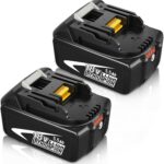 2pcs 5500mAh kompatibel für Makita akku 18V 5.5Ah BL1860B BL1850B BL1850 BL1840 BL1830 BL1860 BL1860B mit LED Indikator