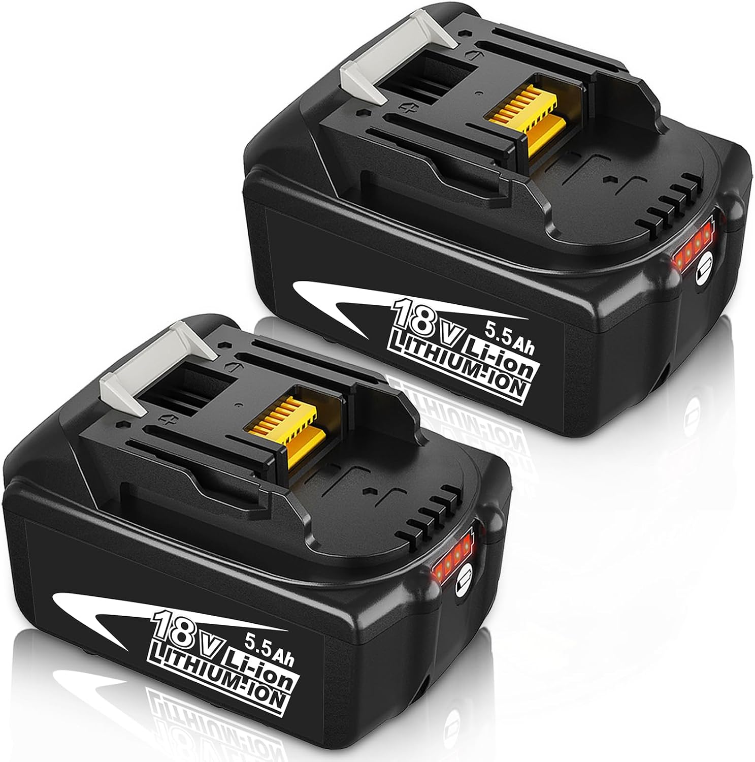 2pcs 5500mAh kompatibel für Makita akku 18V 5.5Ah BL1860B BL1850B BL1850 BL1840 BL1830 BL1860 BL1860B mit LED Indikator 1 2pcs 5500mAh kompatibel für Makita akku 18V 5.5Ah BL1860B BL1850B BL1850 BL1840 BL1830 BL1860 BL1860B mit LED Indikator