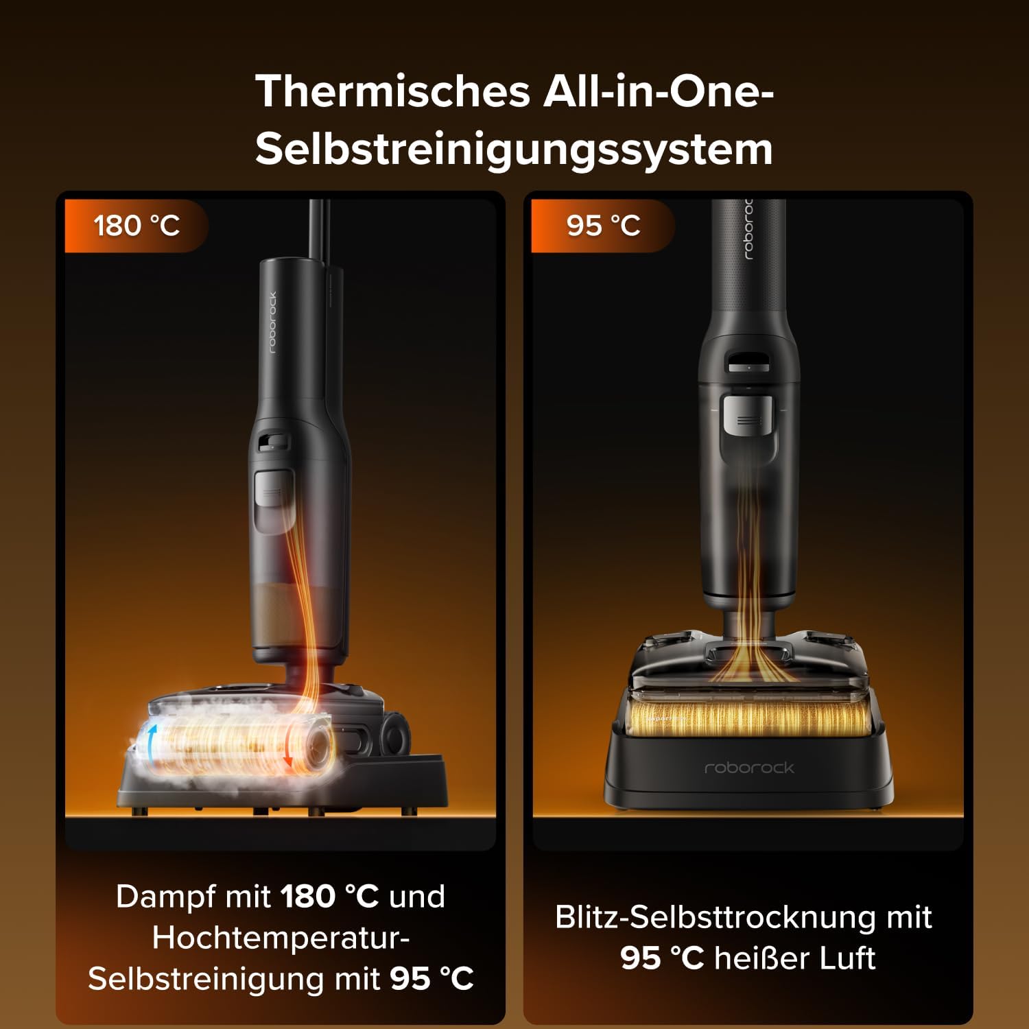roborock F25 Steam Set Nass Trockensauger mit Dampf, 180 °C Dampfmopp 4 roborock F25 Steam Set Nass Trockensauger mit Dampf, 180 °C Dampfmopp – Bild 4